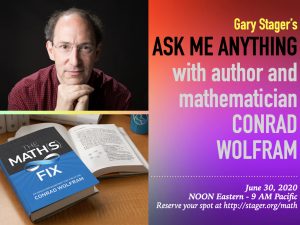 Ask Me Anything with Conrad Wolfram – June 30th (morning)